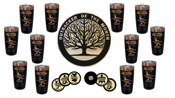 Single Outbacker Tree & Tumblers  - OBS Exclusive