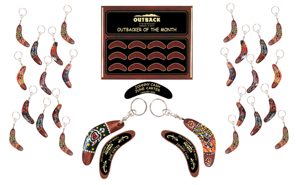 1&24 Basic Outbacker of the Month (Boomerang Key Chain Recognition)  - OBS Exclusive